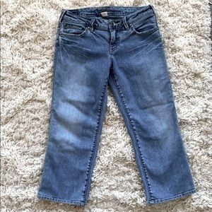 Silver Jeans pedal pushers sz27